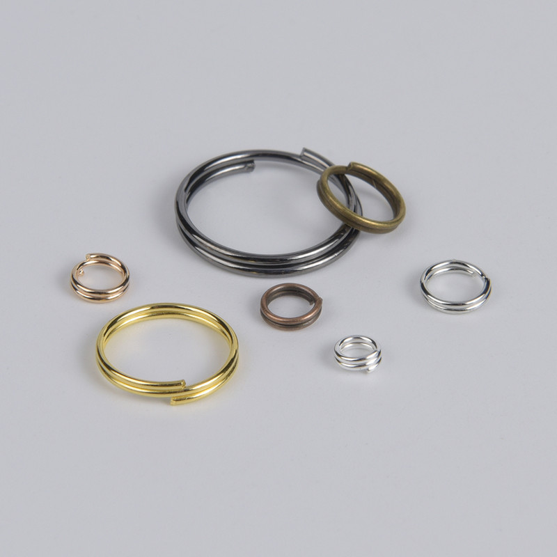 100-200 tk kahekordsed silmused avatud hüpperõngad isetehtud ehted leiud Aksessuaarid ring 2kihilised lõhestatud rõngad pistikud ehete valmistamiseks