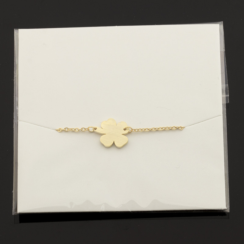 SUUR JUTU Õnne, neljalehelisest ristikust käevõrud naiste kett jalakett rannaehted paljajalu jalavõrud naistele roostevabast terasest