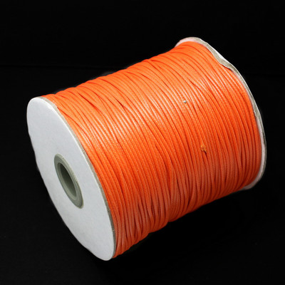 5-15 μέτρα 1 χιλιοστά 1,5 χιλιοστά 2 χιλιοστά κερωμένο βαμβακερό κορδόνι κερωμένο νήμα κορδόνι λουρί κολιέ Σχοινί για κοσμήματα κατασκευής DIY Beading βραχιόλι