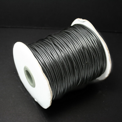 5-15 μέτρα 1 χιλιοστά 1,5 χιλιοστά 2 χιλιοστά κερωμένο βαμβακερό κορδόνι κερωμένο νήμα κορδόνι λουρί κολιέ Σχοινί για κοσμήματα κατασκευής DIY Beading βραχιόλι