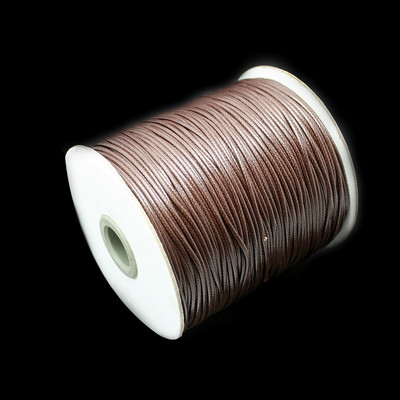 5-15 μέτρα 1 χιλιοστά 1,5 χιλιοστά 2 χιλιοστά κερωμένο βαμβακερό κορδόνι κερωμένο νήμα κορδόνι λουρί κολιέ Σχοινί για κοσμήματα κατασκευής DIY Beading βραχιόλι