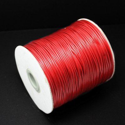 5-15 μέτρα 1 χιλιοστά 1,5 χιλιοστά 2 χιλιοστά κερωμένο βαμβακερό κορδόνι κερωμένο νήμα κορδόνι λουρί κολιέ Σχοινί για κοσμήματα κατασκευής DIY Beading βραχιόλι