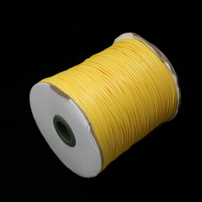 5-15 μέτρα 1 χιλιοστά 1,5 χιλιοστά 2 χιλιοστά κερωμένο βαμβακερό κορδόνι κερωμένο νήμα κορδόνι λουρί κολιέ Σχοινί για κοσμήματα κατασκευής DIY Beading βραχιόλι