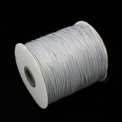 5-15 μέτρα 1 χιλιοστά 1,5 χιλιοστά 2 χιλιοστά κερωμένο βαμβακερό κορδόνι κερωμένο νήμα κορδόνι λουρί κολιέ Σχοινί για κοσμήματα κατασκευής DIY Beading βραχιόλι