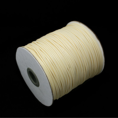 5-15 μέτρα 1 χιλιοστά 1,5 χιλιοστά 2 χιλιοστά κερωμένο βαμβακερό κορδόνι κερωμένο νήμα κορδόνι λουρί κολιέ Σχοινί για κοσμήματα κατασκευής DIY Beading βραχιόλι