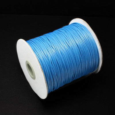 5-15 μέτρα 1 χιλιοστά 1,5 χιλιοστά 2 χιλιοστά κερωμένο βαμβακερό κορδόνι κερωμένο νήμα κορδόνι λουρί κολιέ Σχοινί για κοσμήματα κατασκευής DIY Beading βραχιόλι