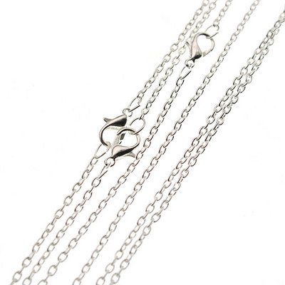 10 tk Roosa kullaga musta hõbetatud metallist ketiga kaelakee ketid 60 cm pikkusega homaari lukuga DIY ehete valmistamise tarvikud