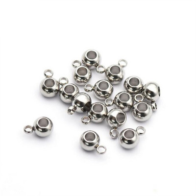 20 tk 3/4/5 mm võlu, roostevabast terasest vaherõngas helmeste komponendi pistik käevõru lukustuse jaoks ehete valmistamise tarvikud tarvikud