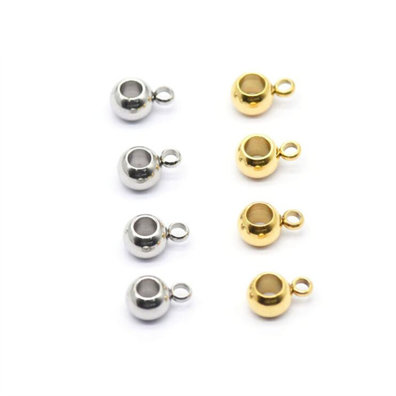 20 tk 3/4/5 mm võlu, roostevabast terasest vaherõngas helmeste komponendi pistik käevõru lukustuse jaoks ehete valmistamise tarvikud tarvikud