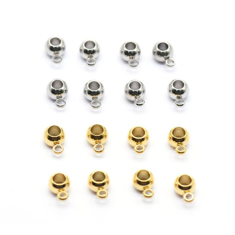 20 tk 3/4/5 mm võlu, roostevabast terasest vaherõngas helmeste komponendi pistik käevõru lukustuse jaoks ehete valmistamise tarvikud tarvikud