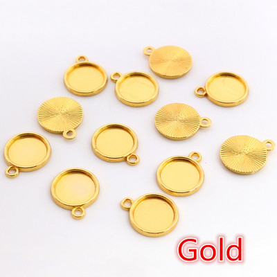 8/10/12-40 mm sisesuurus, klassikaline 7 värvi, kaetud ühepoolne, ühepoolne rippuv, lihtsas stiilis kabošoni alus, sätitav ripats