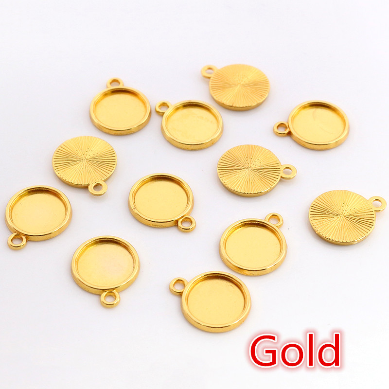 8/10/12-40 mm sisesuurus, klassikaline 7 värvi, kaetud ühepoolne, ühepoolne rippuv, lihtsas stiilis kabošoni alus, sätitav ripats