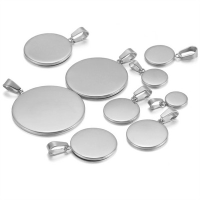 6 8 10 12 14 16 18 20 25 30 χιλιοστά μενταγιόν από ανοξείδωτο χάλυβα Cabochon Cameo Βάση Δίσκος Στεφάνης Κενό για Demo Cabochons Κατασκευή κοσμημάτων