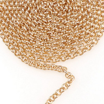 5 6 7 8 10mm Link Ανοιγμένες αλυσίδες Rolo από αλουμίνιο Loop Link Μεταλλικό για αξεσουάρ Βραχιόλι Κολιέ Καλώδιο Diy Jewelry Findings