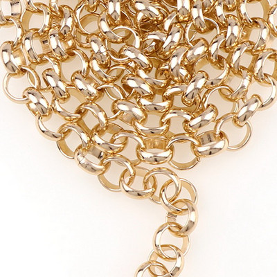 5 6 7 8 10mm Link Ανοιγμένες αλυσίδες Rolo από αλουμίνιο Loop Link Μεταλλικό για αξεσουάρ Βραχιόλι Κολιέ Καλώδιο Diy Jewelry Findings