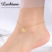 Lucktune Love Heart Anklet για γυναίκες Σανδάλια από ανοξείδωτο ατσάλι Αλυσίδα ποδιών Trendy Boho καλοκαιρινά κοσμήματα Αξεσουάρ παραλίας Δώρο για ζευγάρι