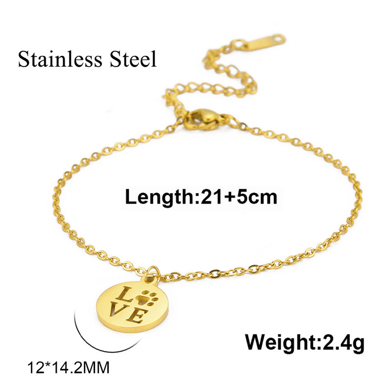 Lucktune Love Heart Anklet για γυναίκες Σανδάλια από ανοξείδωτο ατσάλι Αλυσίδα ποδιών Trendy Boho καλοκαιρινά κοσμήματα Αξεσουάρ παραλίας Δώρο για ζευγάρι