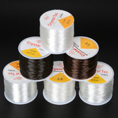 Καυτές εκπτώσεις 0,5mm 0,6mm 0,8mm 1mm Dia Crystal Elastic Beaded String String ευρήματα για DIY Fashion κολιέ βραχιόλι