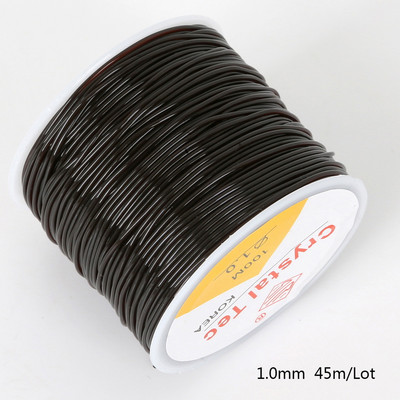 Καυτές εκπτώσεις 0,5mm 0,6mm 0,8mm 1mm Dia Crystal Elastic Beaded String String ευρήματα για DIY Fashion κολιέ βραχιόλι