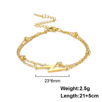 Γυναικεία κρεμαστά ποδαράκια Lucktune Infinity Symbol από ανοξείδωτο ατσάλι Boho Δώρο για πάρτι για καλοκαιρινά κοσμήματα παραλίας