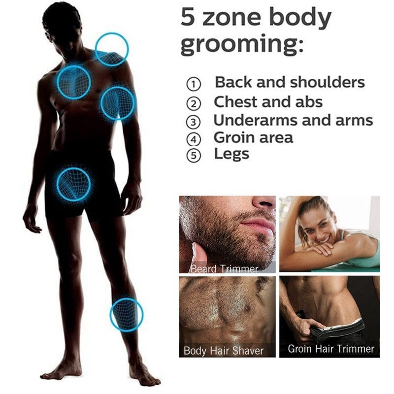 Meeste elektriline pardel näole ja kehale pestav habeme- ja kehatrimmer, märgkuivpalliga elektriline pardel Laetav näoraseerimismasin