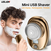 Meeste elektriline habemenuga automaatne pardel IPX7 veekindlad kuivad märgpardlid Laetav kauakestev kaasaskantav näohabemelõikur