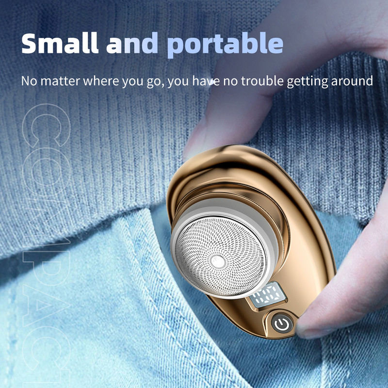 Meeste elektriline habemenuga automaatne pardel IPX7 veekindlad kuivad märgpardlid Laetav kauakestev kaasaskantav näohabemelõikur