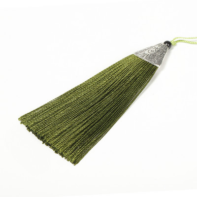 10 tk/partii 8 cm mitmevärviline siidist tuttide nöörihari isetegemise jaoks kõrvarõngaste võluripats tuttidega narmasehete valmistamine käsitsi valmistatud tarvikute jaoks