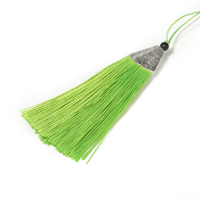 10 tk/partii 8 cm mitmevärviline siidist tuttide nöörihari isetegemise jaoks kõrvarõngaste võluripats tuttidega narmasehete valmistamine käsitsi valmistatud tarvikute jaoks