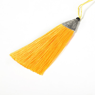 10 tk/partii 8 cm mitmevärviline siidist tuttide nöörihari isetegemise jaoks kõrvarõngaste võluripats tuttidega narmasehete valmistamine käsitsi valmistatud tarvikute jaoks