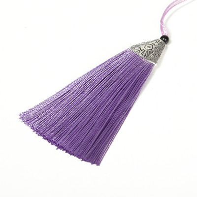 10 tk/partii 8 cm mitmevärviline siidist tuttide nöörihari isetegemise jaoks kõrvarõngaste võluripats tuttidega narmasehete valmistamine käsitsi valmistatud tarvikute jaoks