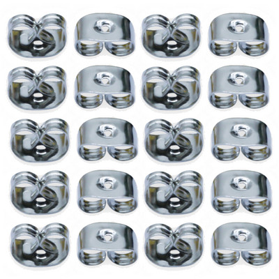 100-300 vnt. Minkšti silikoniniai guminiai auskarai, užpakaliniai kamšteliai, skirti auskarams, auskarai, drugeliai, plokšti ausų kištukai, „pasidaryk pats“