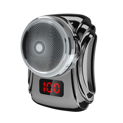 Ηλεκτρική ξυριστική μηχανή USB Επαναφορτιζόμενη ψηφιακή οθόνη Ξυραφάκι Mini φορητό Πολυλειτουργικό ανδρικό ξυράφι ταξιδιού 0,1 mm χωρίς υπολείμματα