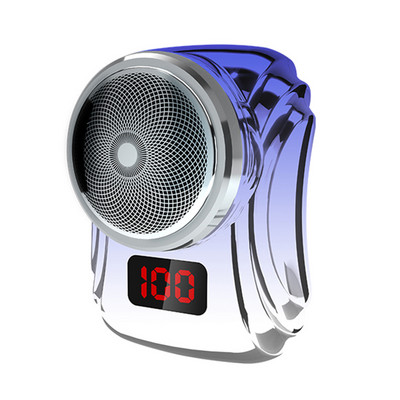 Ηλεκτρική ξυριστική μηχανή USB Επαναφορτιζόμενη ψηφιακή οθόνη Ξυραφάκι Mini φορητό Πολυλειτουργικό ανδρικό ξυράφι ταξιδιού 0,1 mm χωρίς υπολείμματα