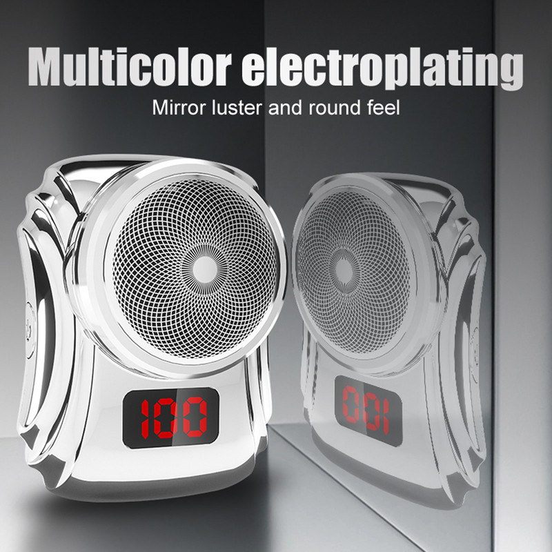 Ηλεκτρική ξυριστική μηχανή USB Επαναφορτιζόμενη ψηφιακή οθόνη Ξυραφάκι Mini φορητό Πολυλειτουργικό ανδρικό ξυράφι ταξιδιού 0,1 mm χωρίς υπολείμματα