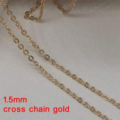 2-meetrine roostevabast terasest Rolo kett kaelarihmade käevõru ehete valmistamiseks hulgikettide valmistamiseks.