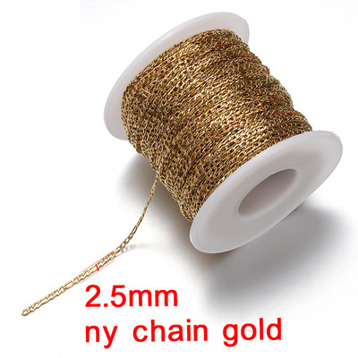 2-meetrine roostevabast terasest Rolo kett kaelarihmade käevõru ehete valmistamiseks hulgikettide valmistamiseks.