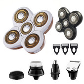 Ανταλλακτική ηλεκτρική ξυριστική κεφαλή κουρευτικής μύτης Sideburns Μαχαίρι καθαρισμού προσώπου σφουγγάρι βούρτσα ανεξάρτητη κοπτική αιωρούμενη κεφαλή