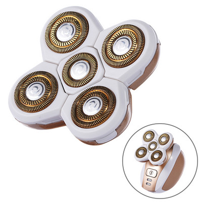 Ανταλλακτική ηλεκτρική ξυριστική κεφαλή κουρευτικής μύτης Sideburns Μαχαίρι καθαρισμού προσώπου σφουγγάρι βούρτσα ανεξάρτητη κοπτική αιωρούμενη κεφαλή