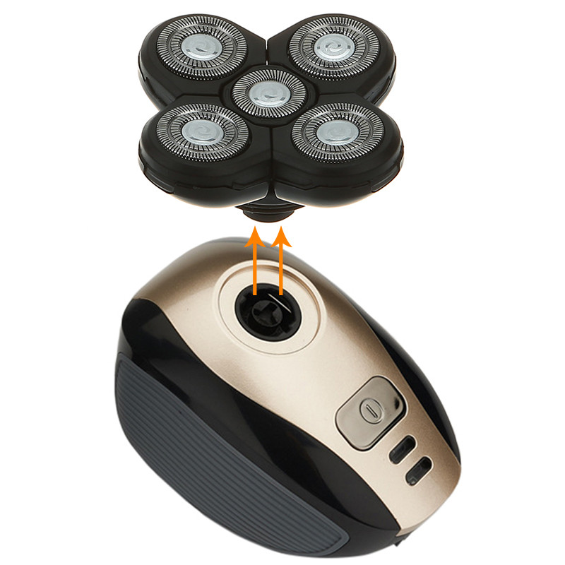 Ανταλλακτική ηλεκτρική ξυριστική κεφαλή κουρευτικής μύτης Sideburns Μαχαίρι καθαρισμού προσώπου σφουγγάρι βούρτσα ανεξάρτητη κοπτική αιωρούμενη κεφαλή