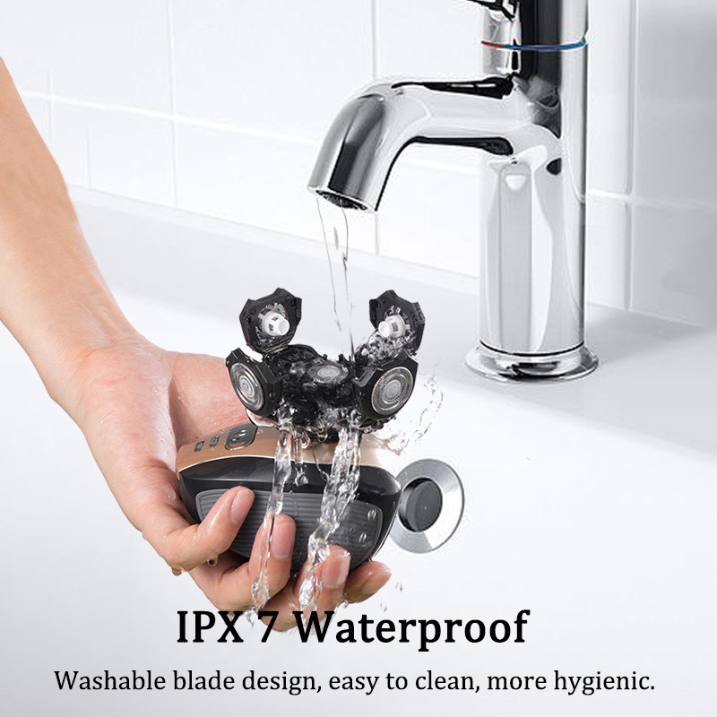 Ανταλλακτική ηλεκτρική ξυριστική κεφαλή κουρευτικής μύτης Sideburns Μαχαίρι καθαρισμού προσώπου σφουγγάρι βούρτσα ανεξάρτητη κοπτική αιωρούμενη κεφαλή