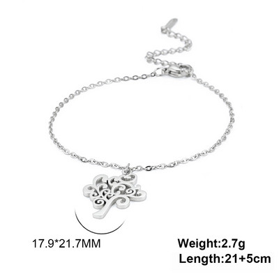 Lucktune Viking Tree of Life Anklets από ανοξείδωτο ατσάλι Charms Σανδάλια με αλυσίδα ποδιών Anklet για γυναίκες Μόδα Boho Jewelry Beach Δώρο