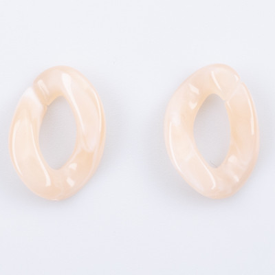 50 KOM Akrilnih lančića 17*23 mm upleteni lanac Sastavljeni dijelovi Perle za DIY pribor za nakit Nalazi Materijal