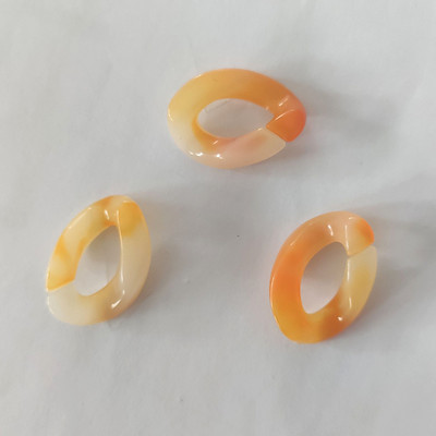 50 KOM Akrilnih lančića 17*23 mm upleteni lanac Sastavljeni dijelovi Perle za DIY pribor za nakit Nalazi Materijal