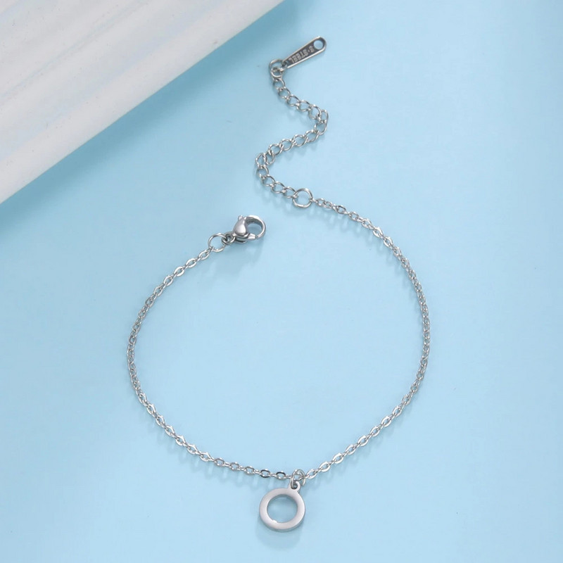 Lucktune ανοξείδωτα ποδαράκια για γυναίκες Hollow Circle Charms Βραχιόλι με ποδαράκια παραλίας Boho Κοσμήματα σανδάλια με αλυσίδα ποδιών Δώρο