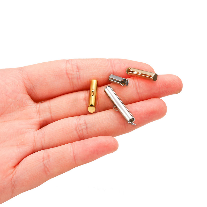 30-50 tk. 30-50 tk pressitud otsa helmed, libistades otsas klambrid pandlad torud liuguri otsakorgid pistikud ehete valmistamise tarvikute jaoks