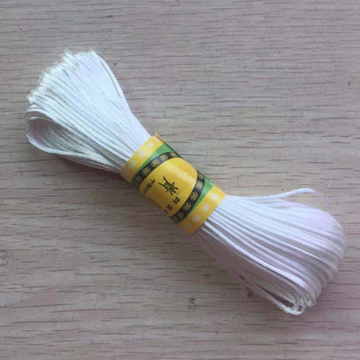 29 värvi 20M/kimp Tugev punutud makraam, 1mm siidist satiin nailonnöörist köis DIY pärlite ehete käevõru valmistamine niittraat