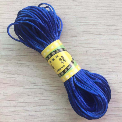 29 värvi 20M/kimp Tugev punutud makraam, 1mm siidist satiin nailonnöörist köis DIY pärlite ehete käevõru valmistamine niittraat