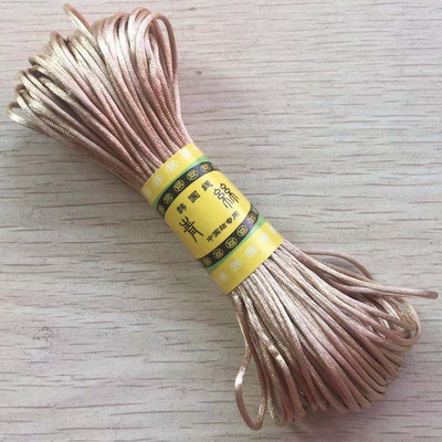 29 värvi 20M/kimp Tugev punutud makraam, 1mm siidist satiin nailonnöörist köis DIY pärlite ehete käevõru valmistamine niittraat