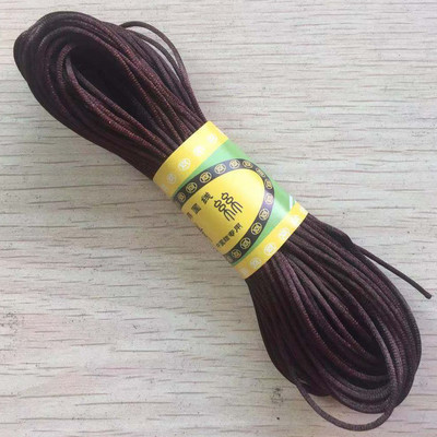 29 värvi 20M/kimp Tugev punutud makraam, 1mm siidist satiin nailonnöörist köis DIY pärlite ehete käevõru valmistamine niittraat